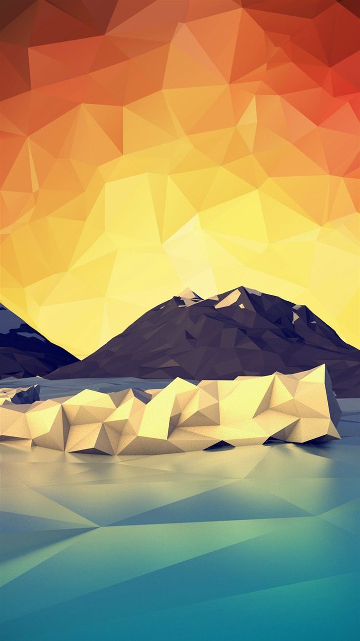 Low Poly Wallpaper (Desk & Phone). Geometric iphone, iPhone 6 wallpaper, Geometric wallpaper iphone