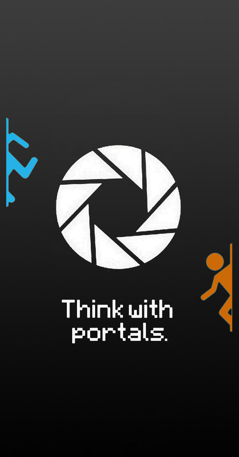 Think with Portals Phone Wallpaper