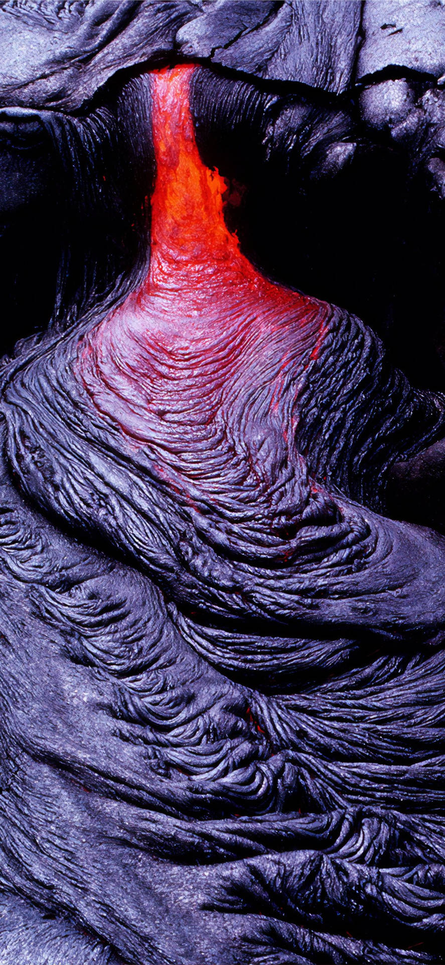 Download iPhone 11 Pro Red Lava Wallpaper