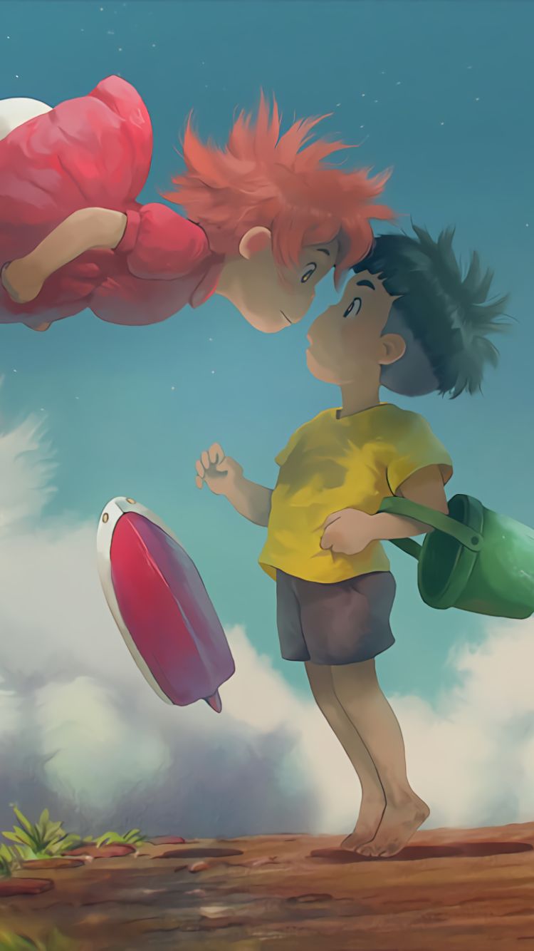 Mobile wallpaper: Anime, Ponyo, Studio Ghibli, Sosuke (Ponyo), 1256895 download the picture for free