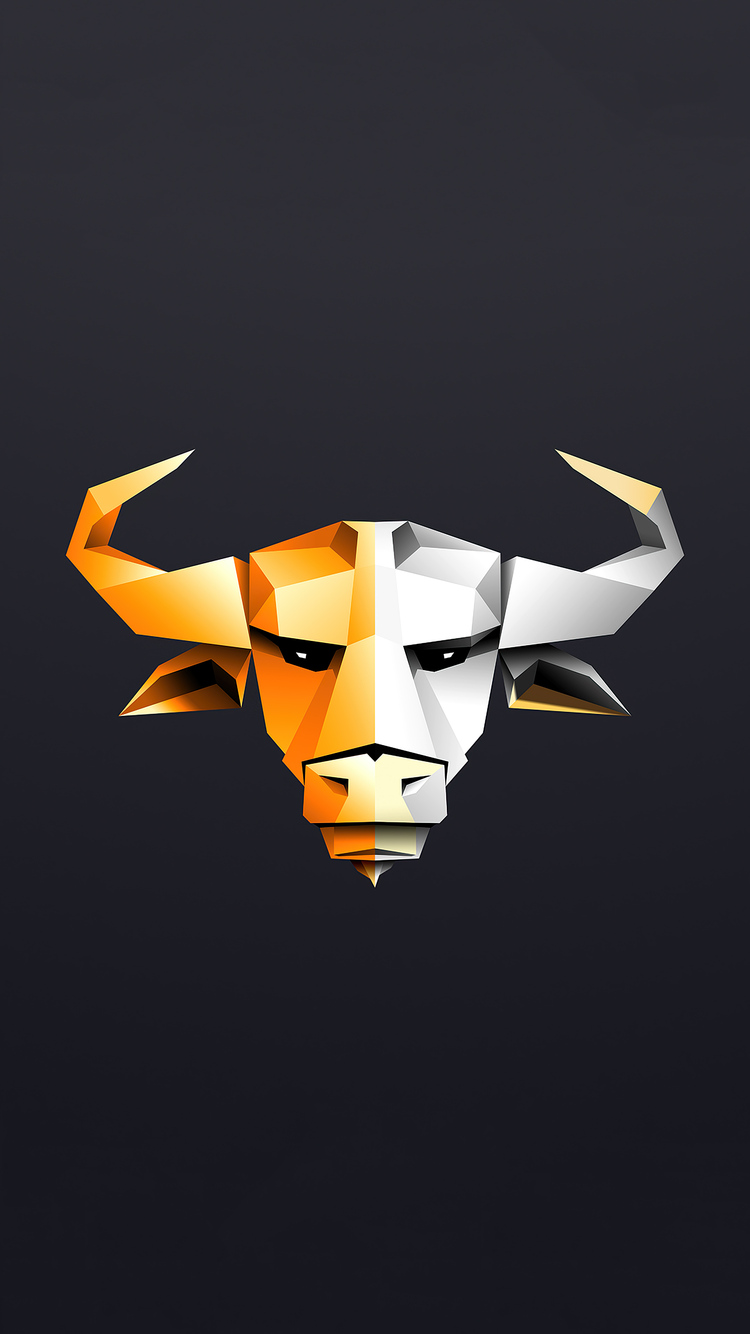 Bull Minimal 4k iPhone 6, iPhone 6S, iPhone 7 , HD 4k Wallpaper, Image, Background, Photos and Picture