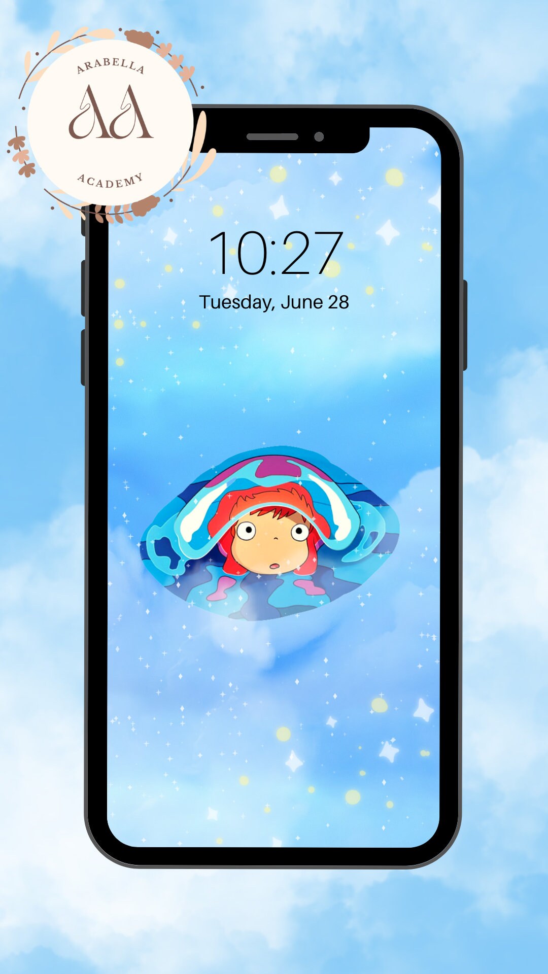 Studio Ghibli Phone Wallpaper 5 Wallpaper Set Spirited Away, Totoro, Howls Moving Castle, Ponyo (Download Now)