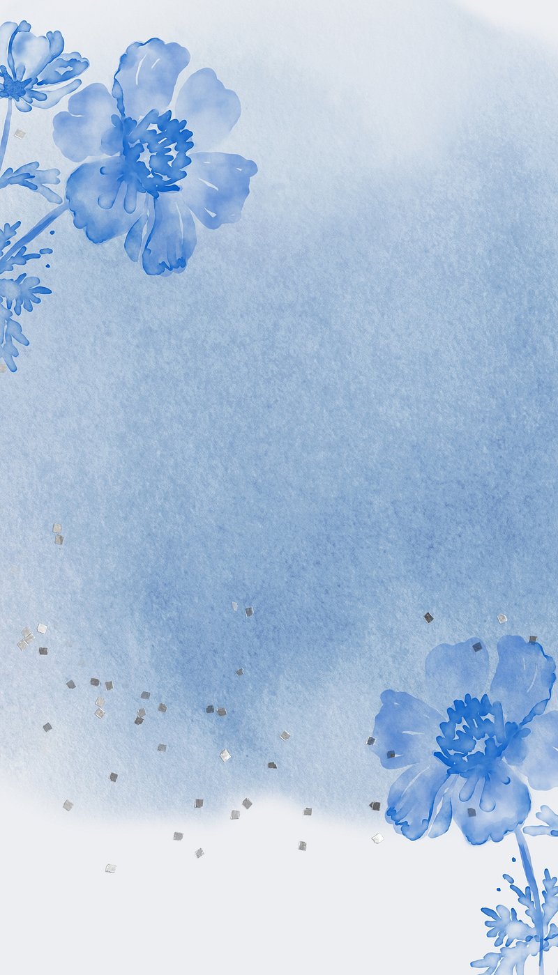 Blue Flowers iPhone Wallpapers - Wallpaper Cave