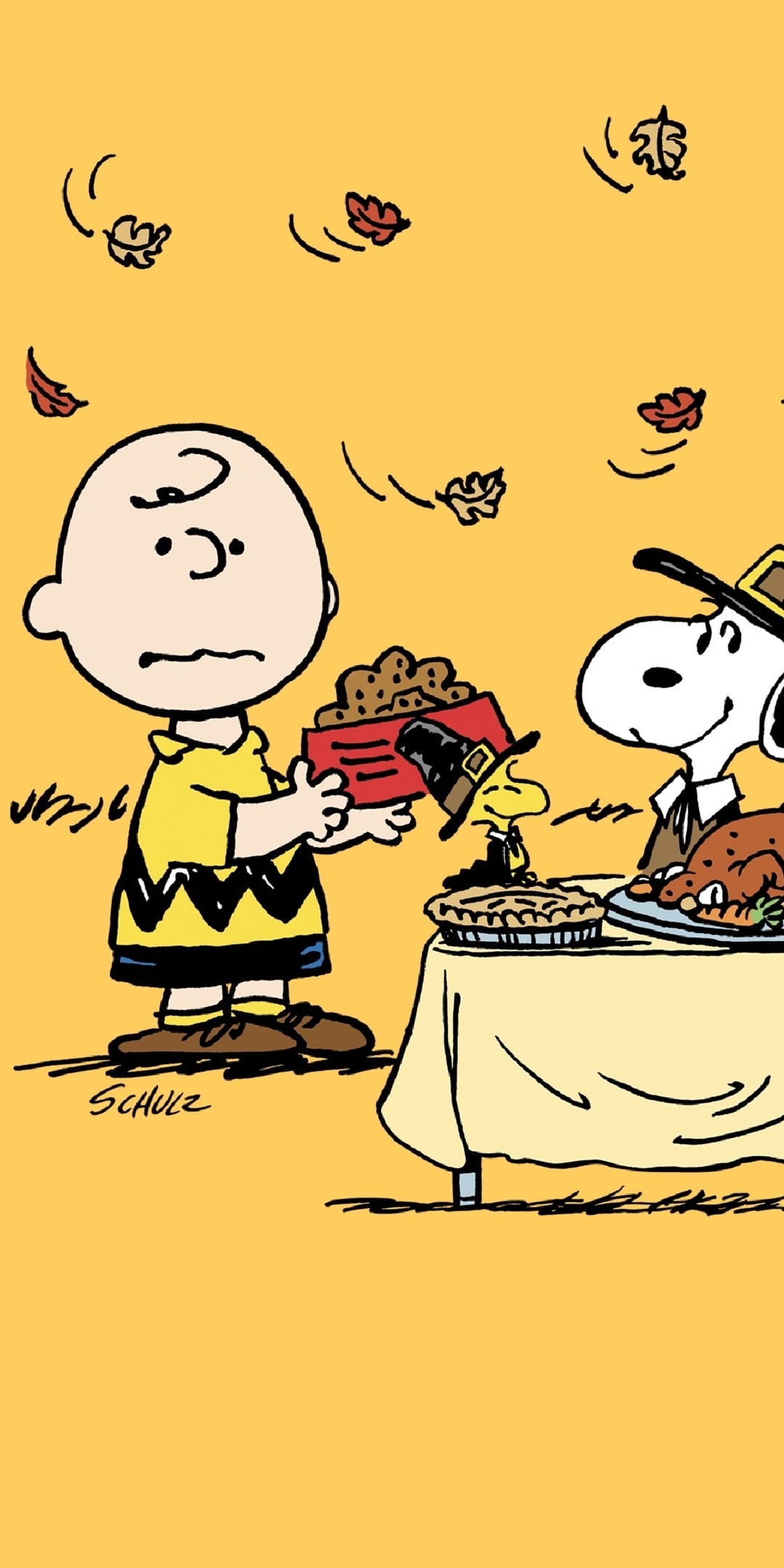 Charlie Brown Wallpaper 4K, Thanksgiving, Snoopy, Cartoon