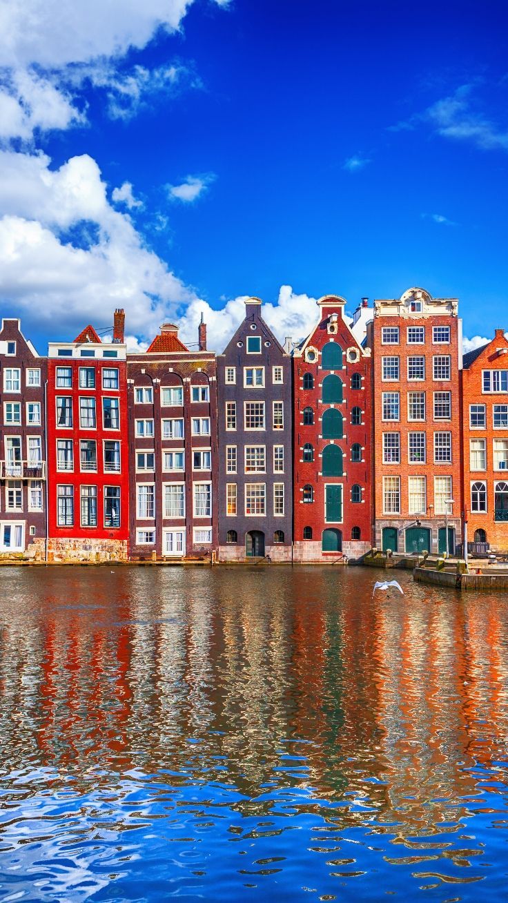 Amsterdam iPhone X Wallpaper To Celebrate The Launch Of My New Travel Blog. Preppy Wallpaper. Amsterdam houses, Colorful places, Netherlands