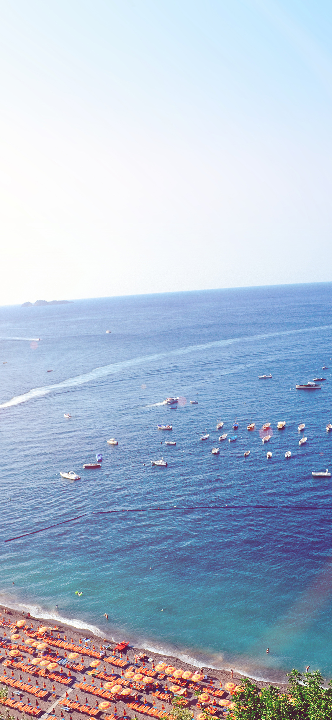 iPhone X wallpaper. europe sea blue nature beach water vacation flare