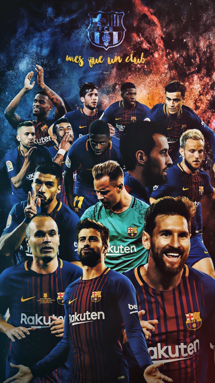 Barça Universal. FC Barcelona Players Lockscreen Wallpaper