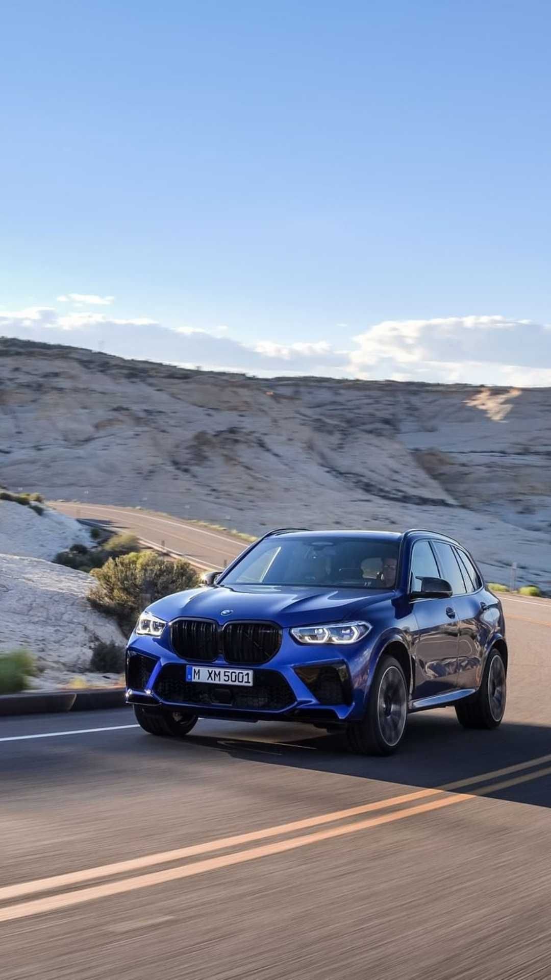 Blue bmw x5 m competition Wallpaper Download
