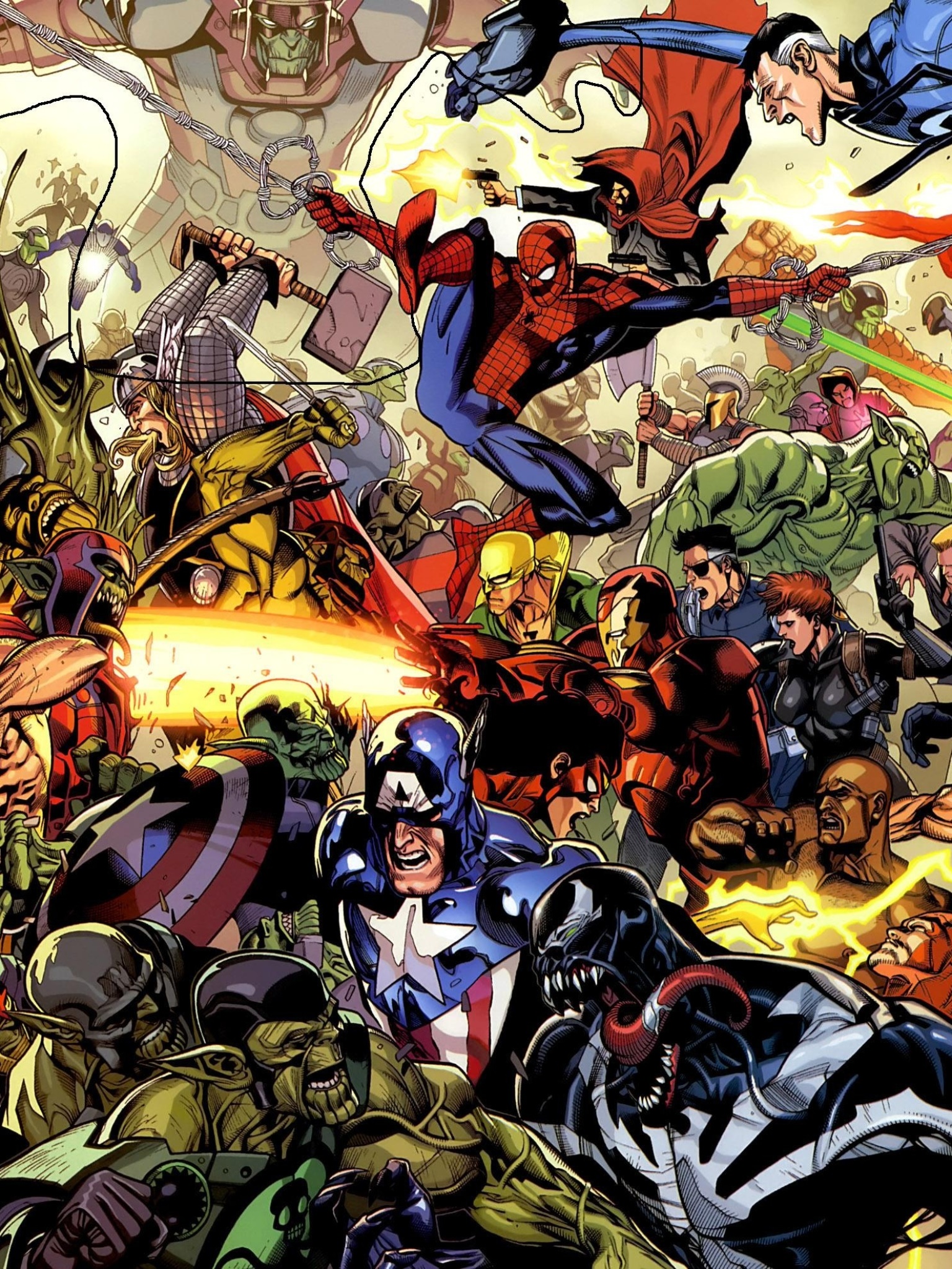 Marvel Comics phone wallpaper HD Wallpaper