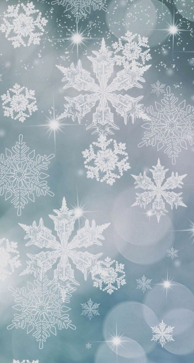 Snowflake wallpaper, iPhone 5s wallpaper, Winter wallpaper