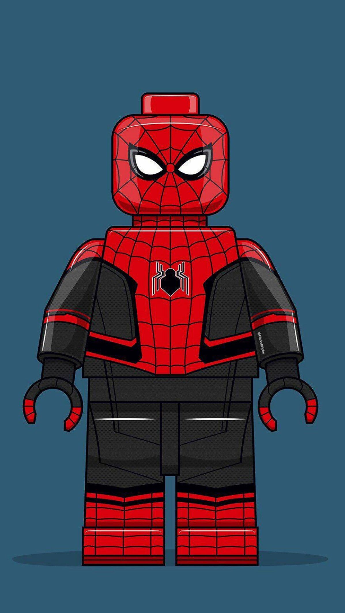 Spiderman Far From Home LEGO Wallpaper #spiderman #avengers #marvel. Lego poster, Lego spiderman, Lego super heroes
