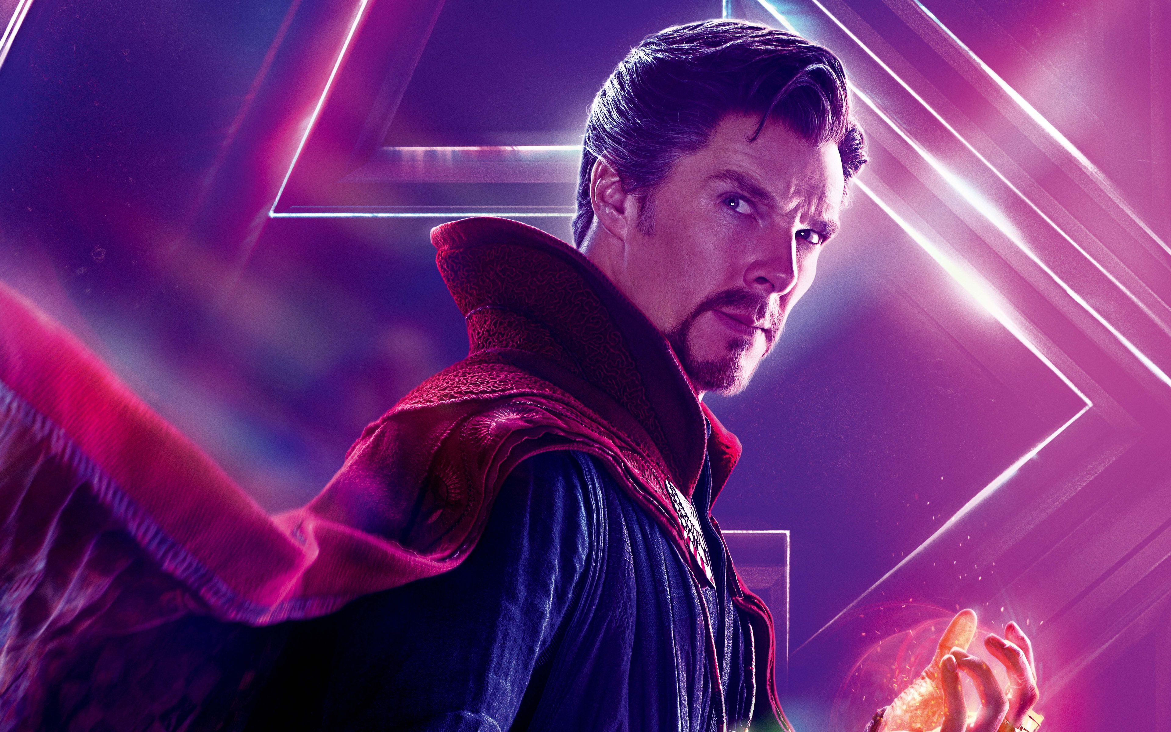 Doctor Strange Avengers Infinity War Poster 8K Wallpaper
