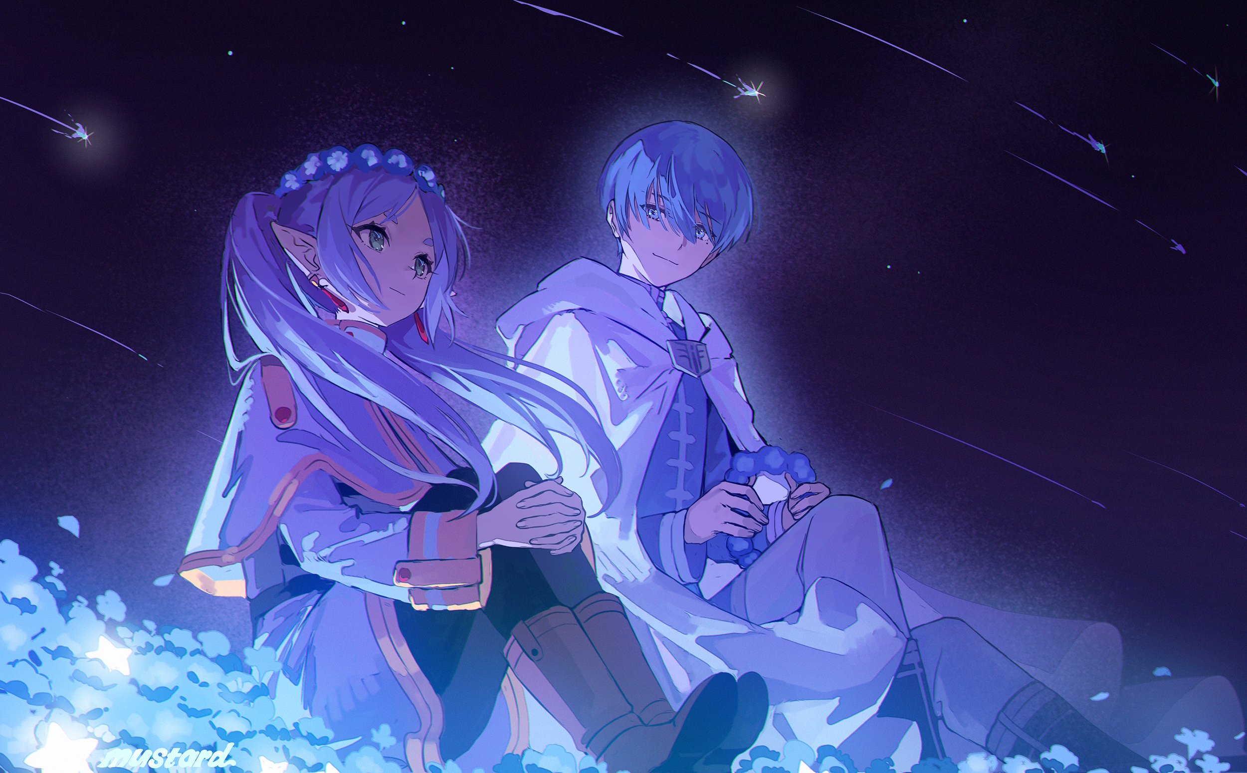 Frieren & Himmel (By @kagalikagali)