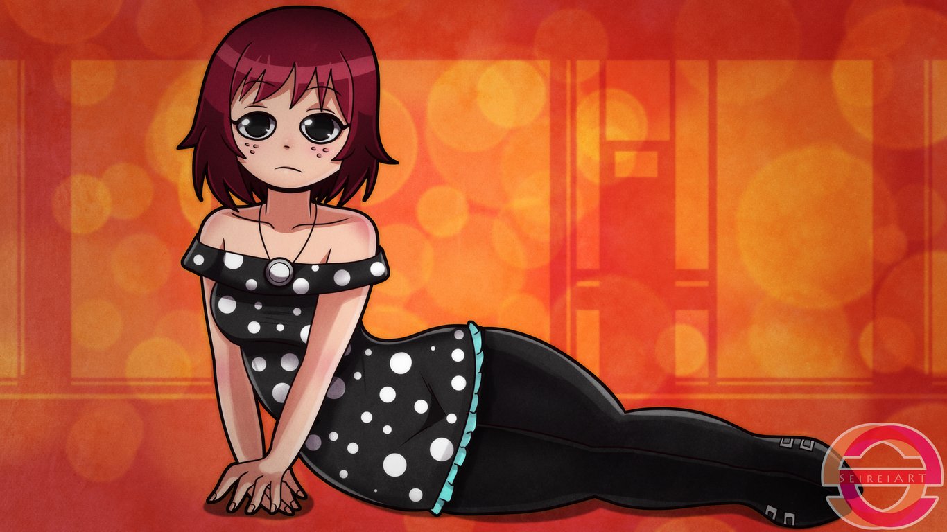 SeireiART ☯'ve heard Scott Pilgrim is gonna receive an anime adaptation, so I'd like to share a fanart of Kim Pine I've made last year :DD #ScottPilgrim #fanart #illustration