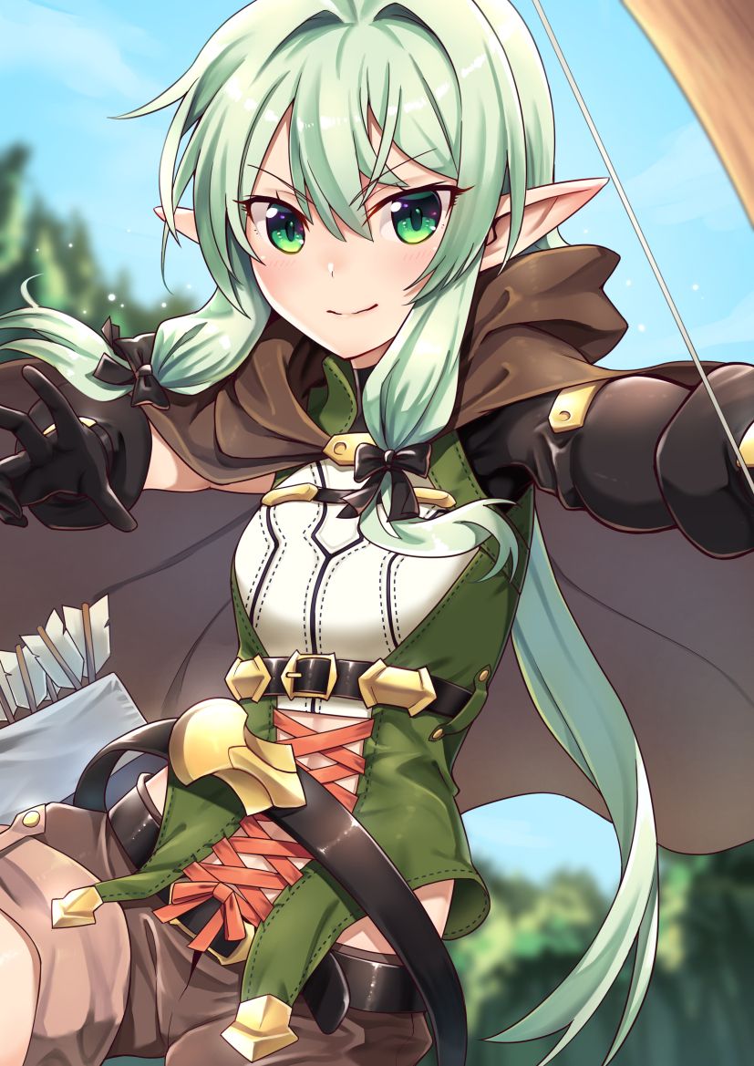 High Elf Archer. Anime elf, Anime, High elf