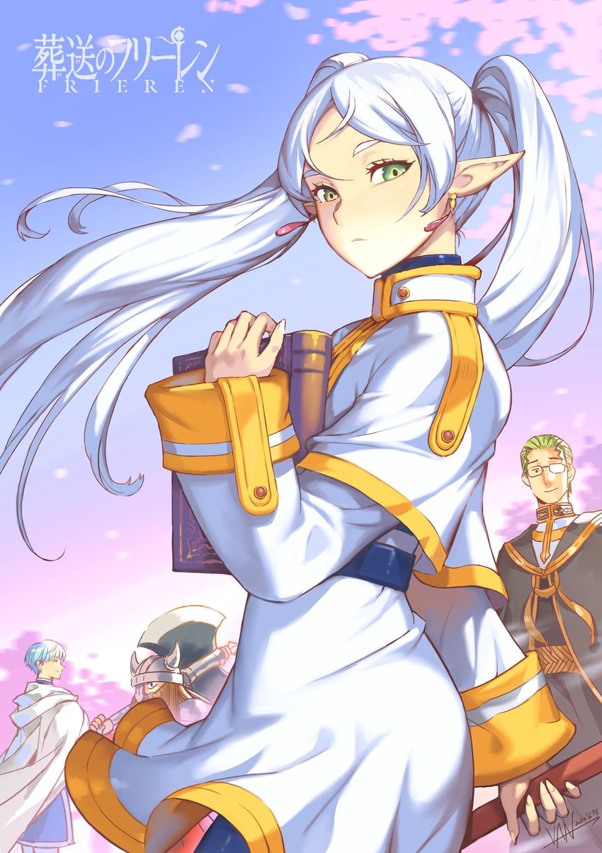 frieren, himmel, eisen, and heiter. Anime, Anime background, Cartoon