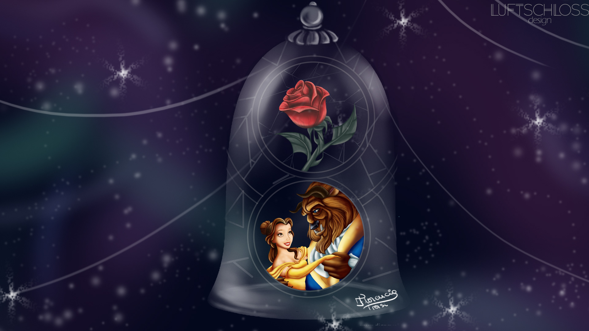 Beauty and the Beast wallpaper