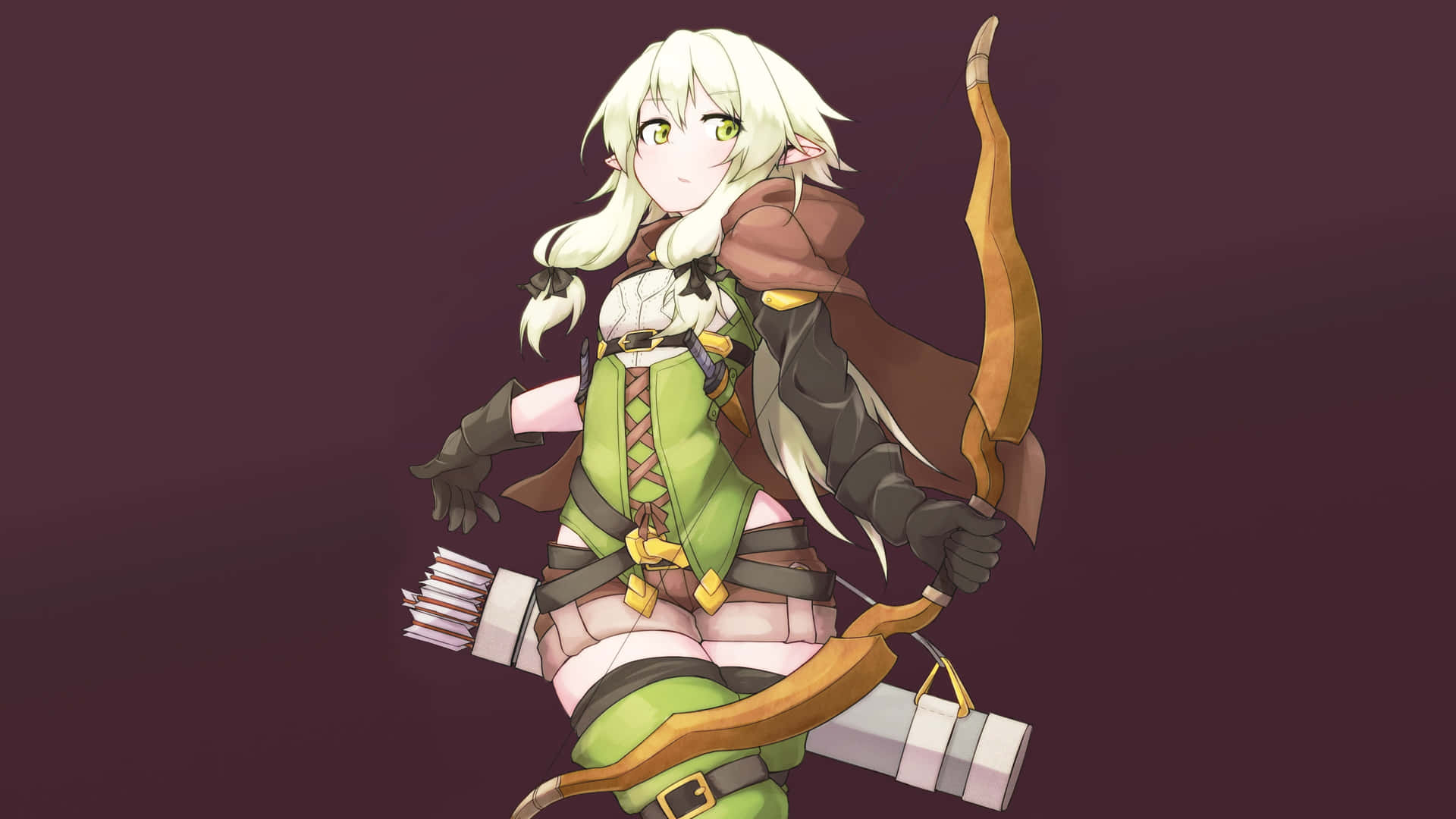 Download High Elf Archer Exquisite Digital Art Wallpaper