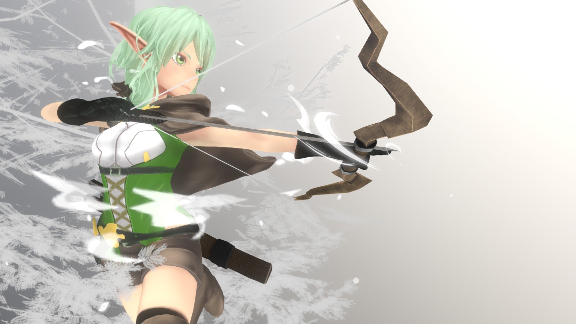 High Elf Archer model by AlvaWong [d5c640f]