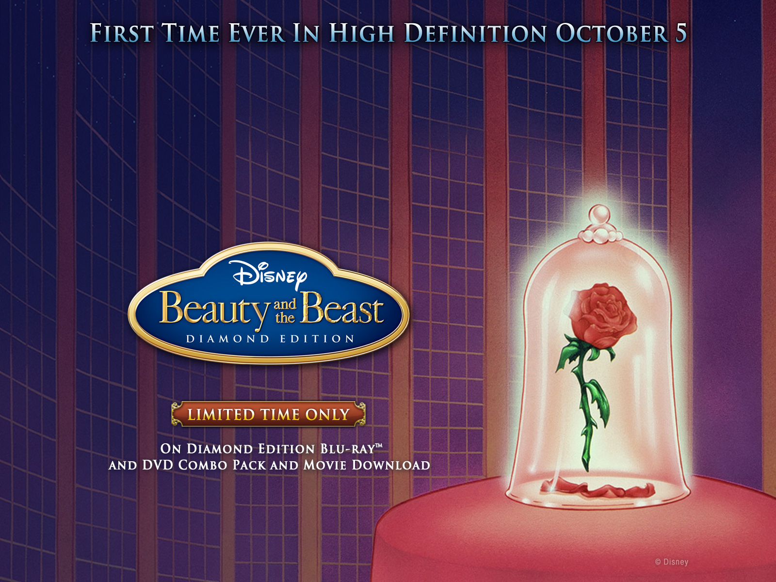 Wallpaper. Beauty and the Beast