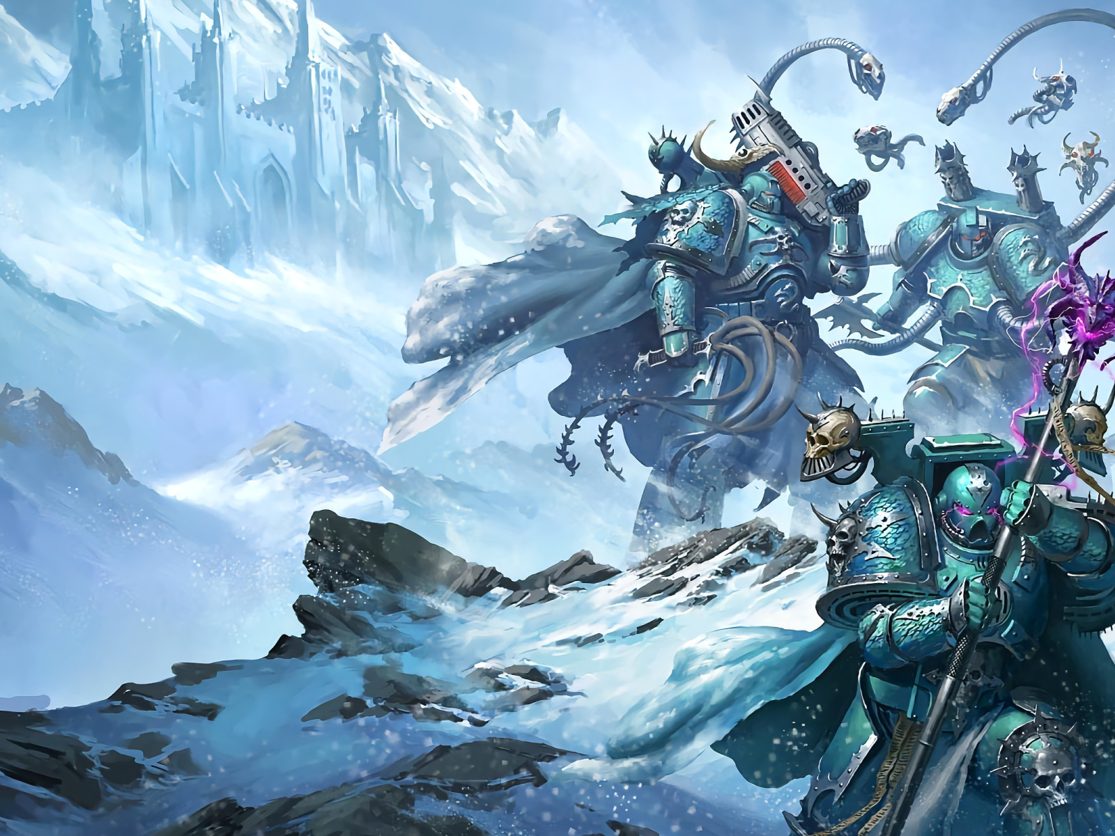 Download wallpaper gun, armor, warhammer 40, ultramarines, haos, warhammer 40 000, warp, section games in resolution 1600x1200