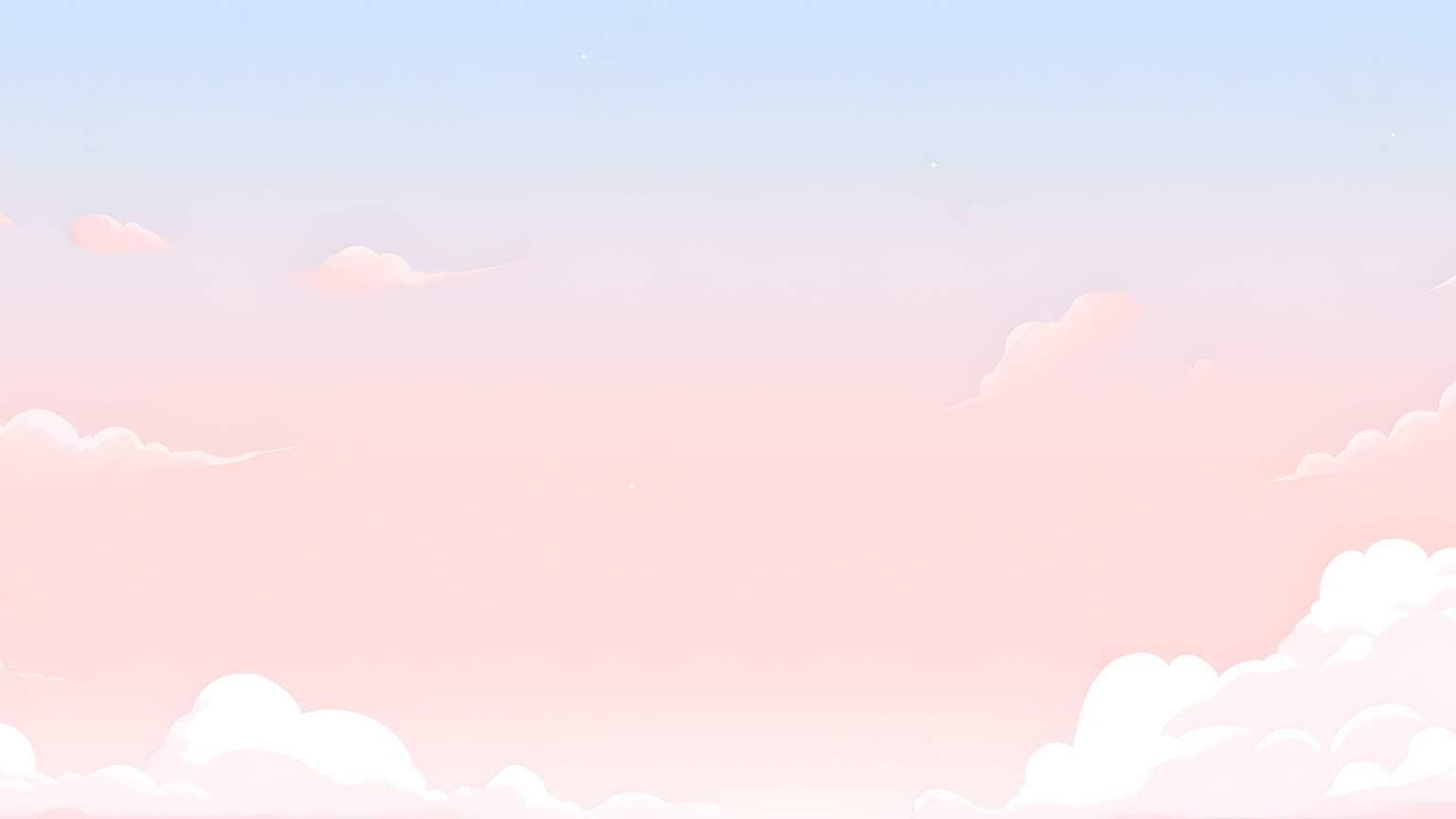 Clouds Gradient Minimalist Desktop Wallpaper