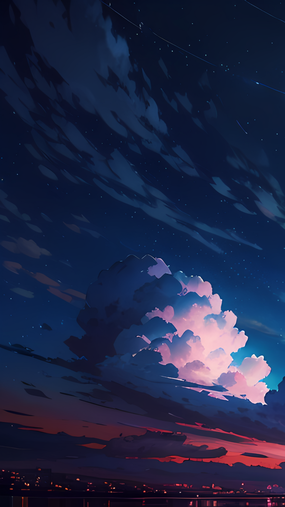 Anime Sky Phone Wallpaper