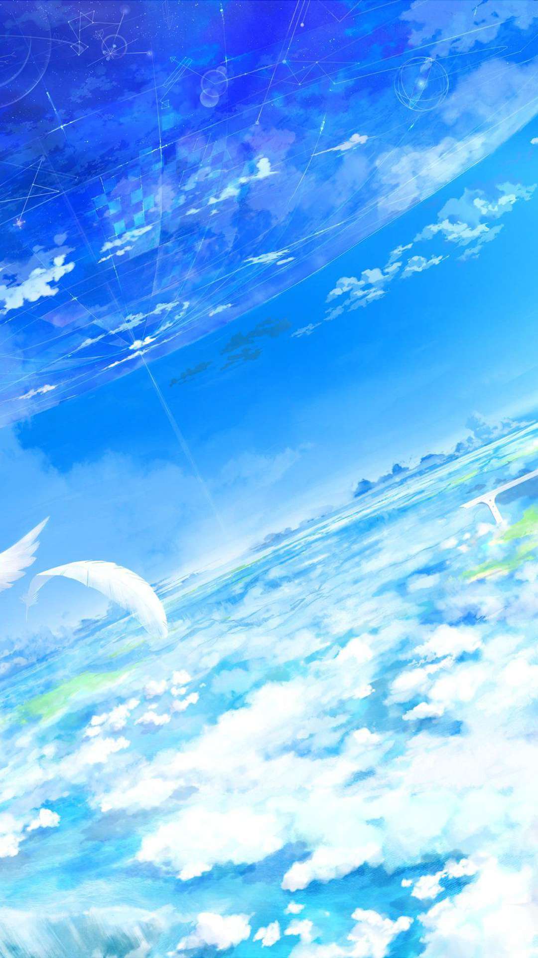 Anime Sky Wallpaper for iPhone and Android