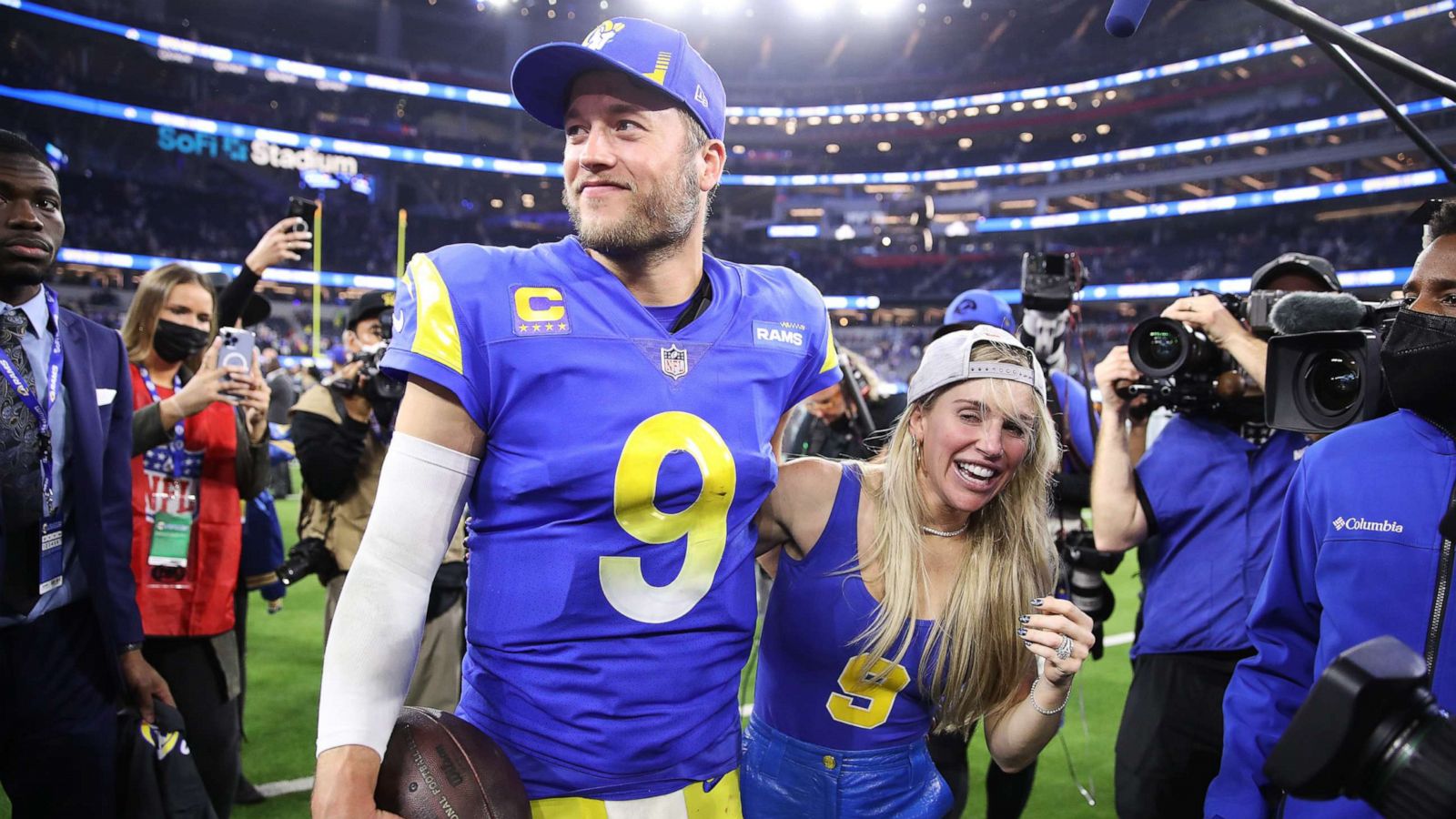 Kelly Stafford hails Matthew Stafford's encouragement and care: 'I wouldn't be here today without him' Morning America