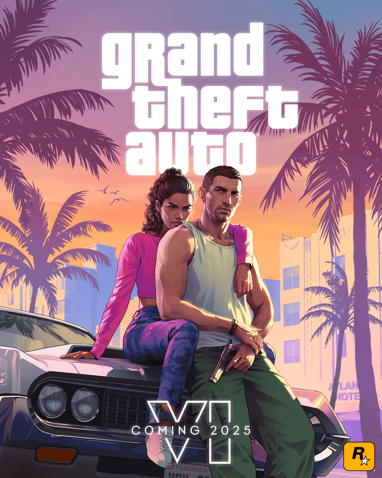 GTA 6 logo, artwork and wallpaper