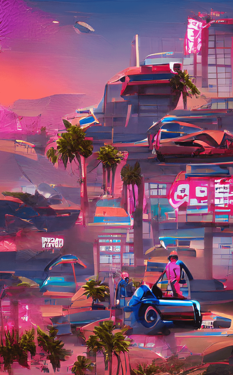 I Used GTA 6 As The Prompt For An AI Image Generator And This Was The Result