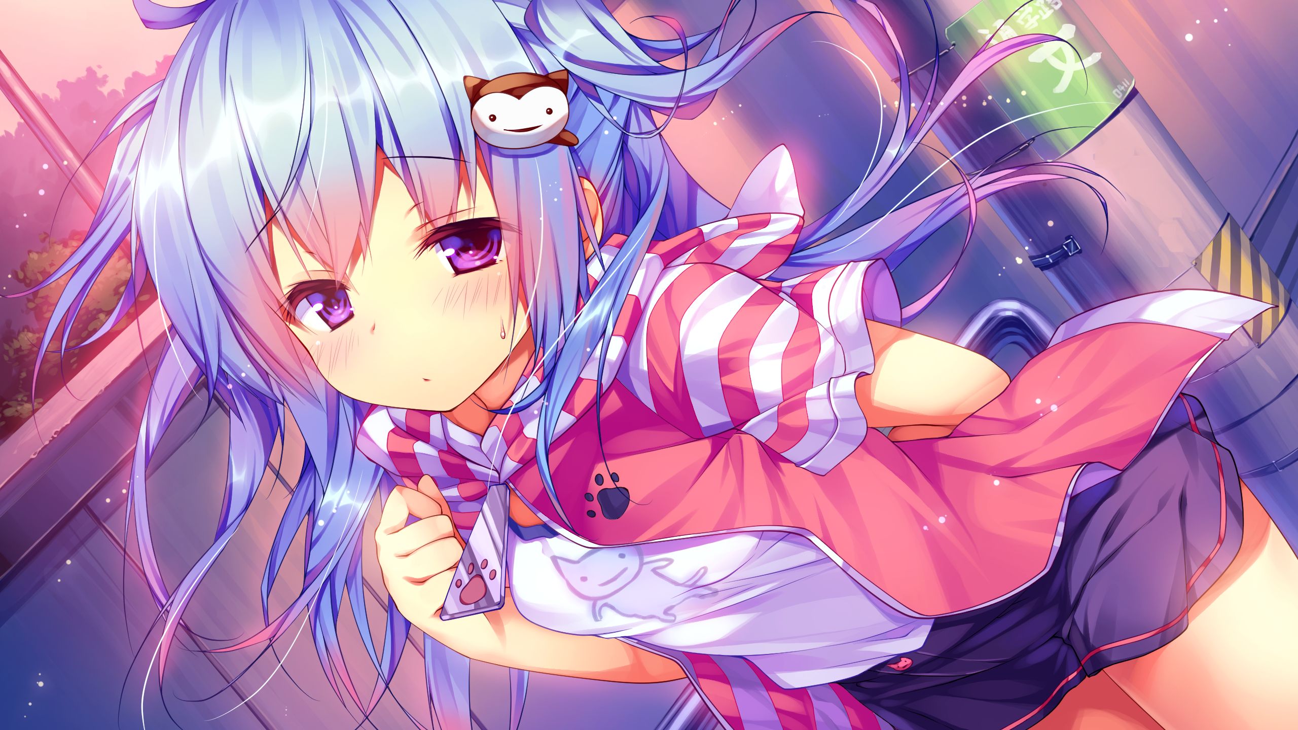 HD desktop wallpaper: Anime, Blue Hair, Shirogane X Spirits!, Mei Nakano download free picture
