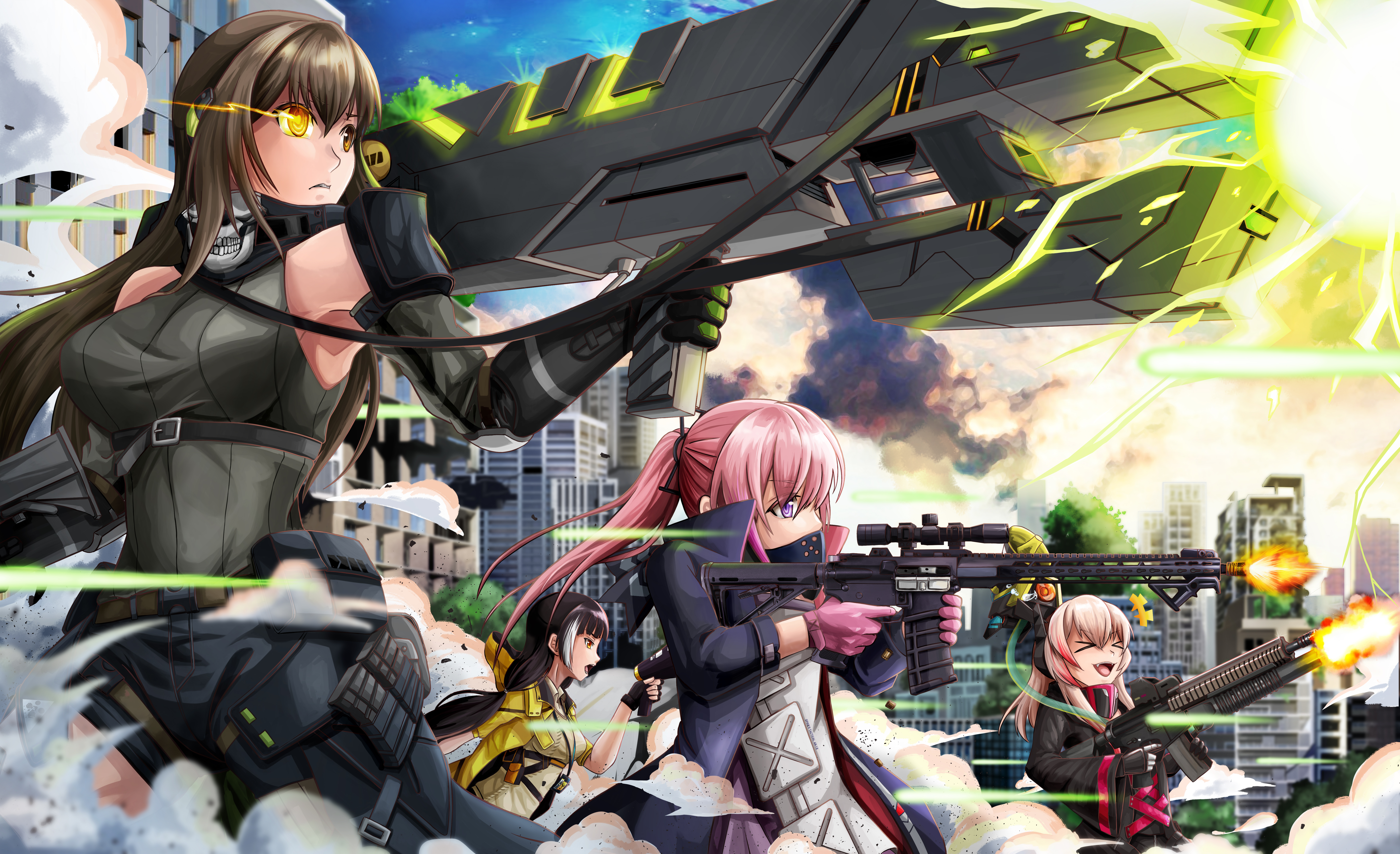 Video Game Girls Frontline 8k Ultra HD Wallpaper by 一撇