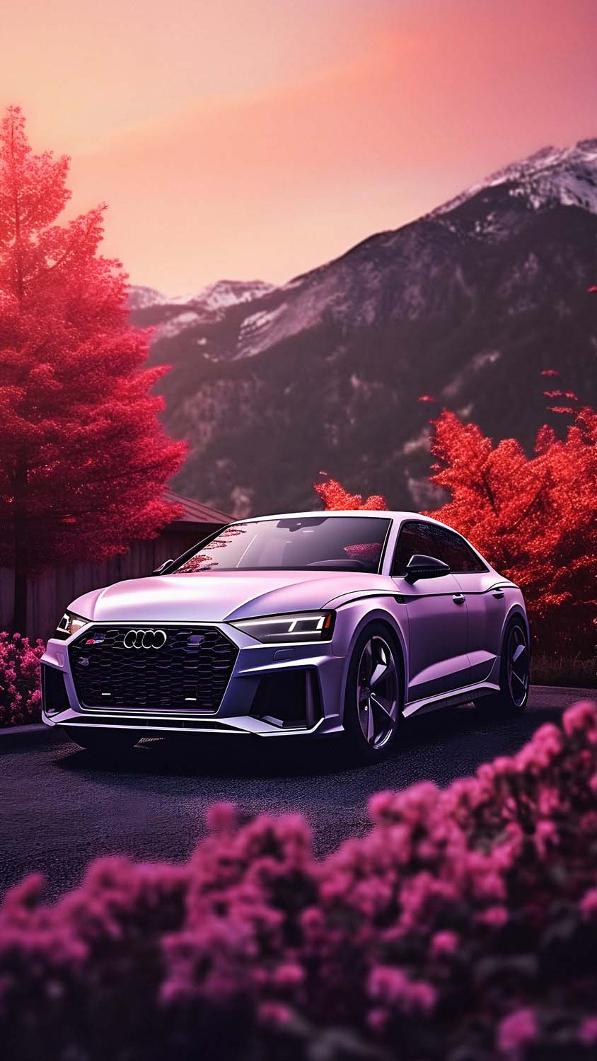 Audi in Autumn iPhone Wallpaper 4K iPhone Wallpaper