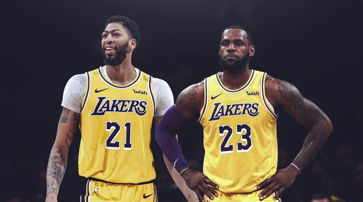 Download Anthony Davis And LeBron James Wallpaper