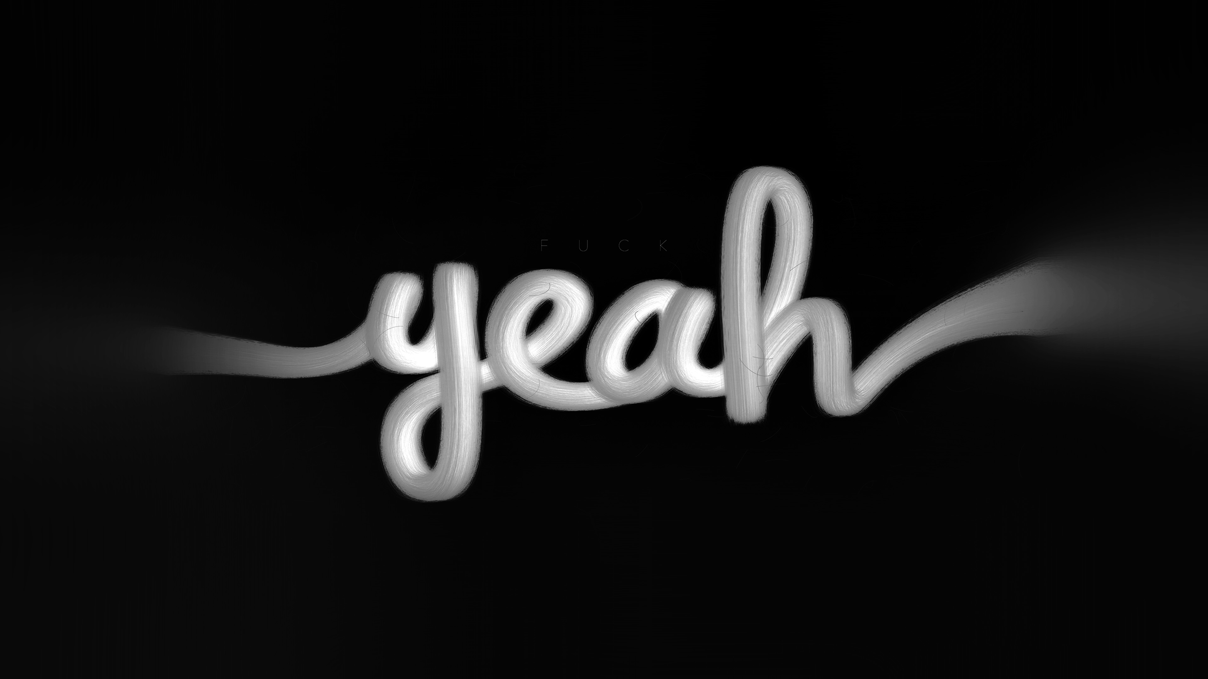 wallpaper for desktop, laptop. f*ck yeah bw dark calligraphy illustration art
