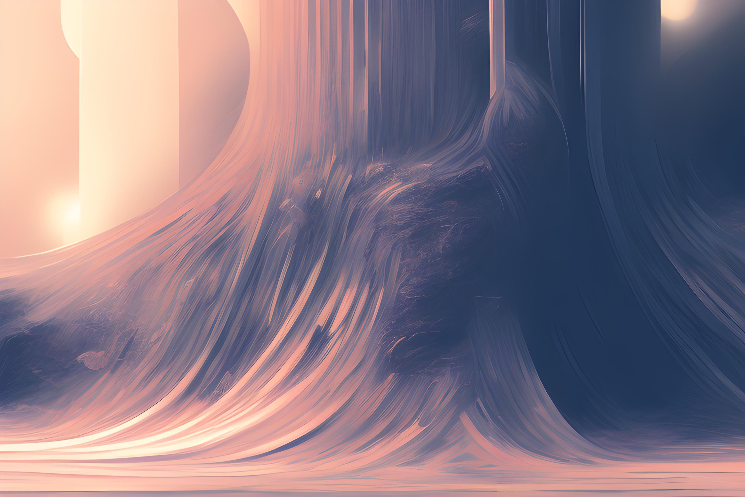 Wallpaper with acrylic paint with textures