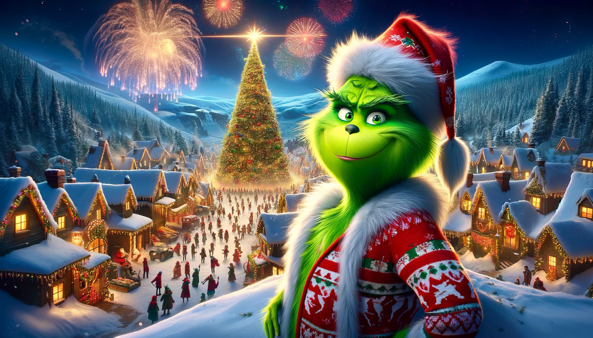 Holiday Cheer with The Grinch Christmas Wallpaper