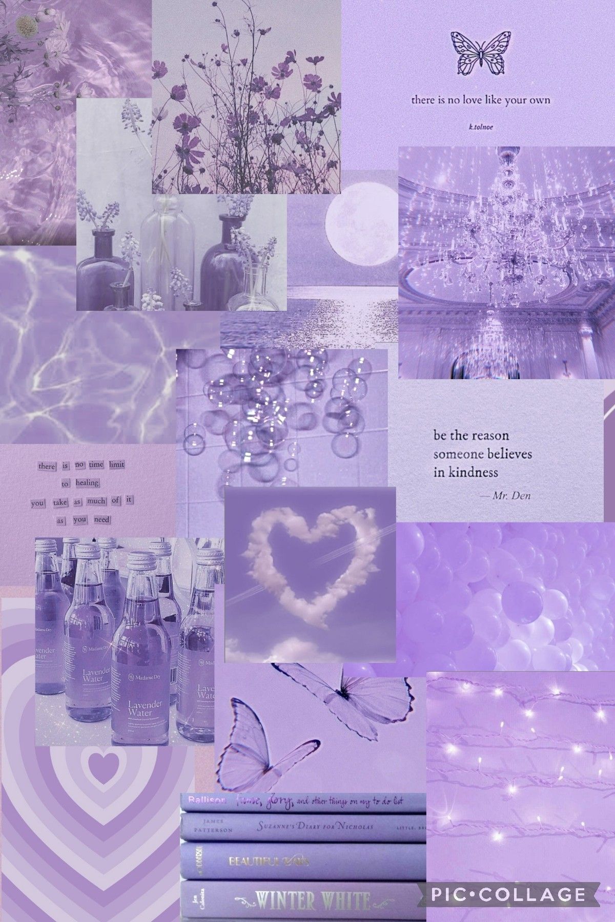 lilac wallpaper collage. Purple wallpaper phone, Purple aesthetic background, Light purple wallpaper