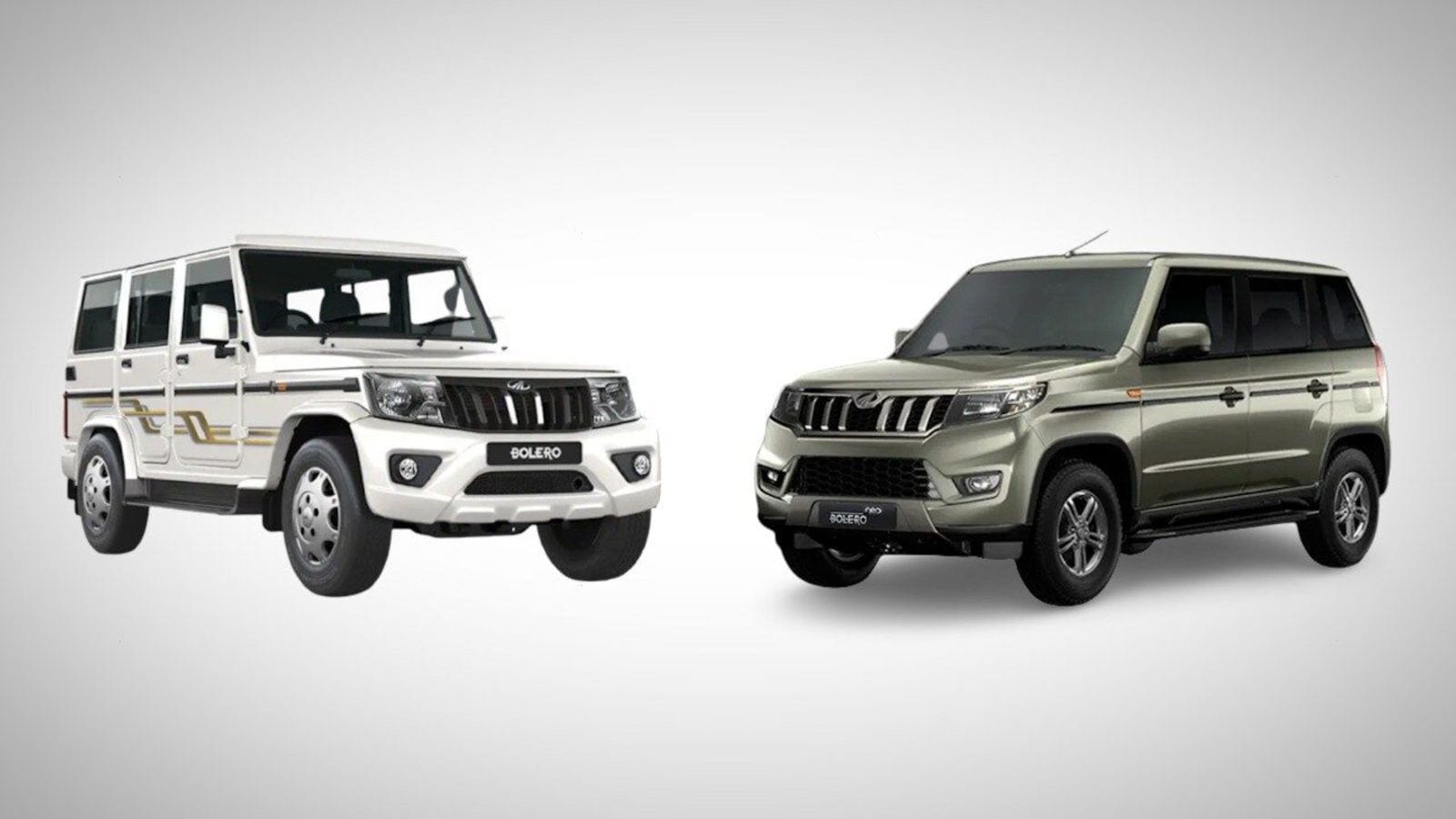 Mahindra Bolero vs Bolero Neo: Differences and similarities explained