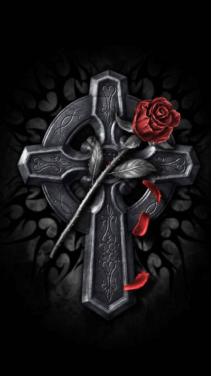Cross and Rose