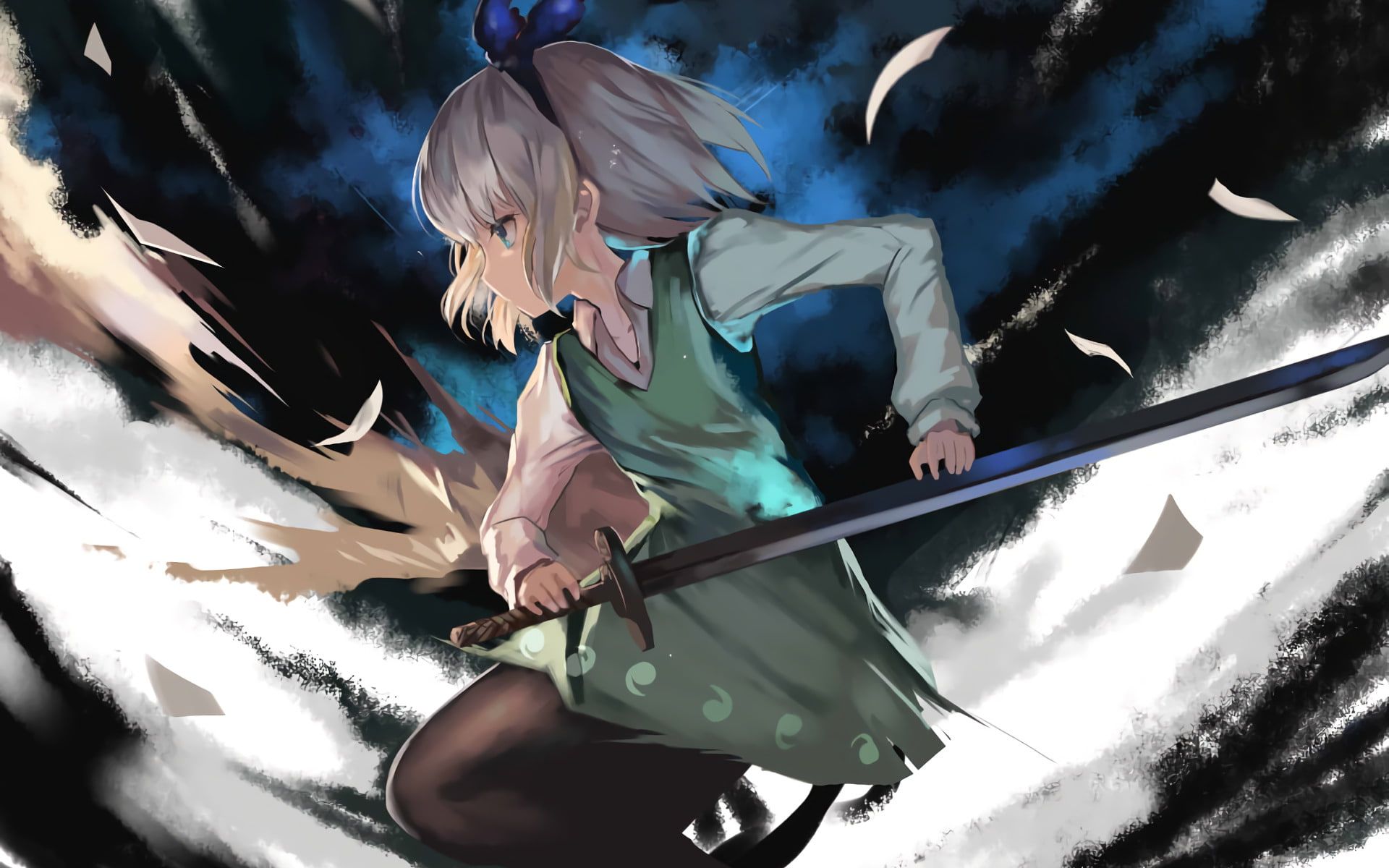 Anime #Touhou Youmu Konpaku P #wallpaper #hdwallpaper #desktop. Anime, HD wallpaper, Wallpaper