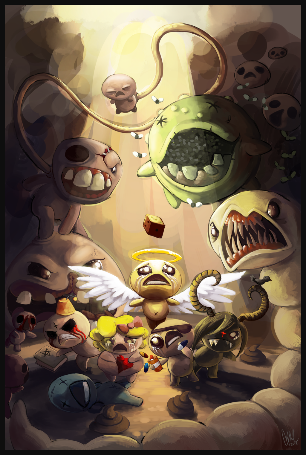 The binding of isaac rebirth fan art