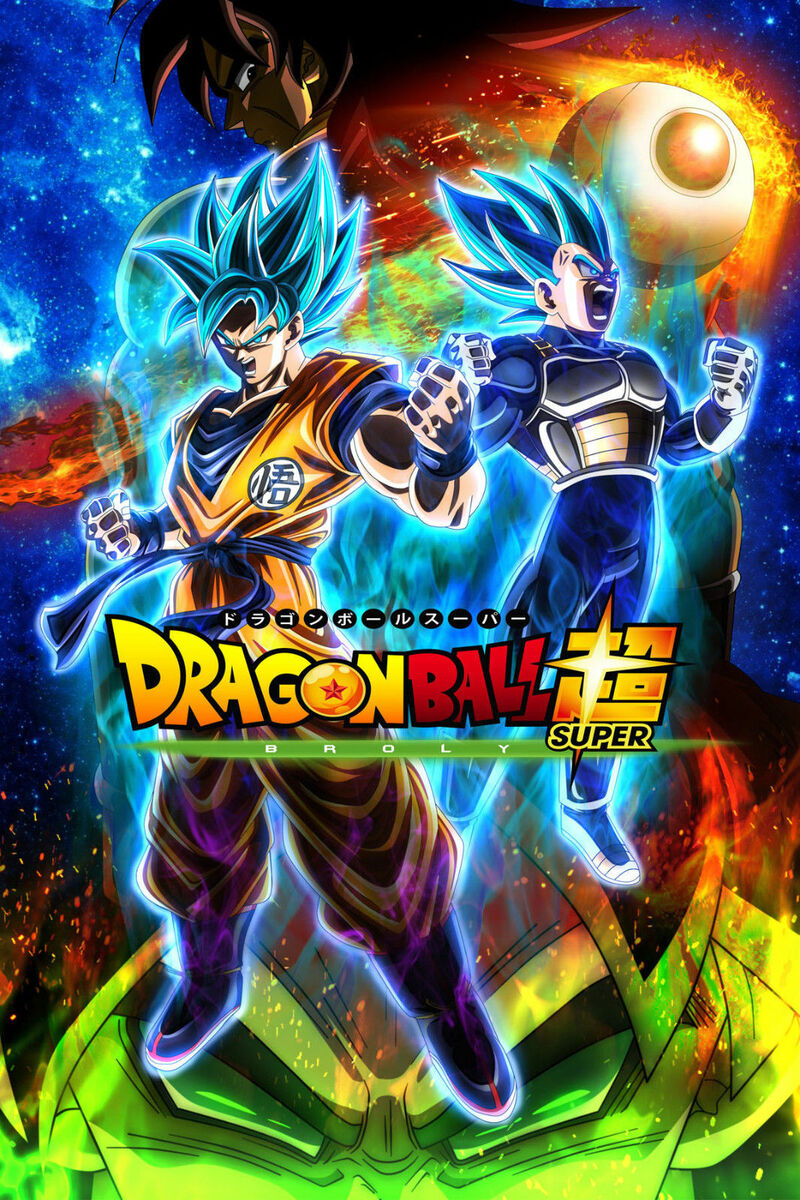 Dragon Ball Super. The Broly Movie Poster. Goku Vegeta. NEW
