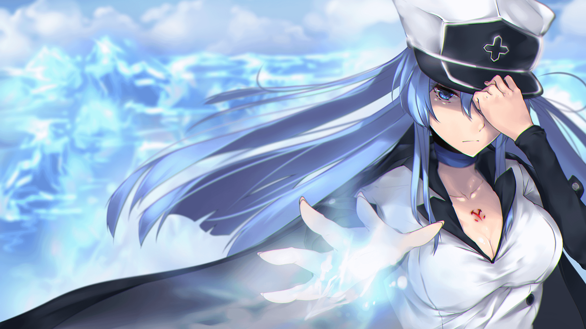 Wallpaper Esdeath from Akame ga Kill