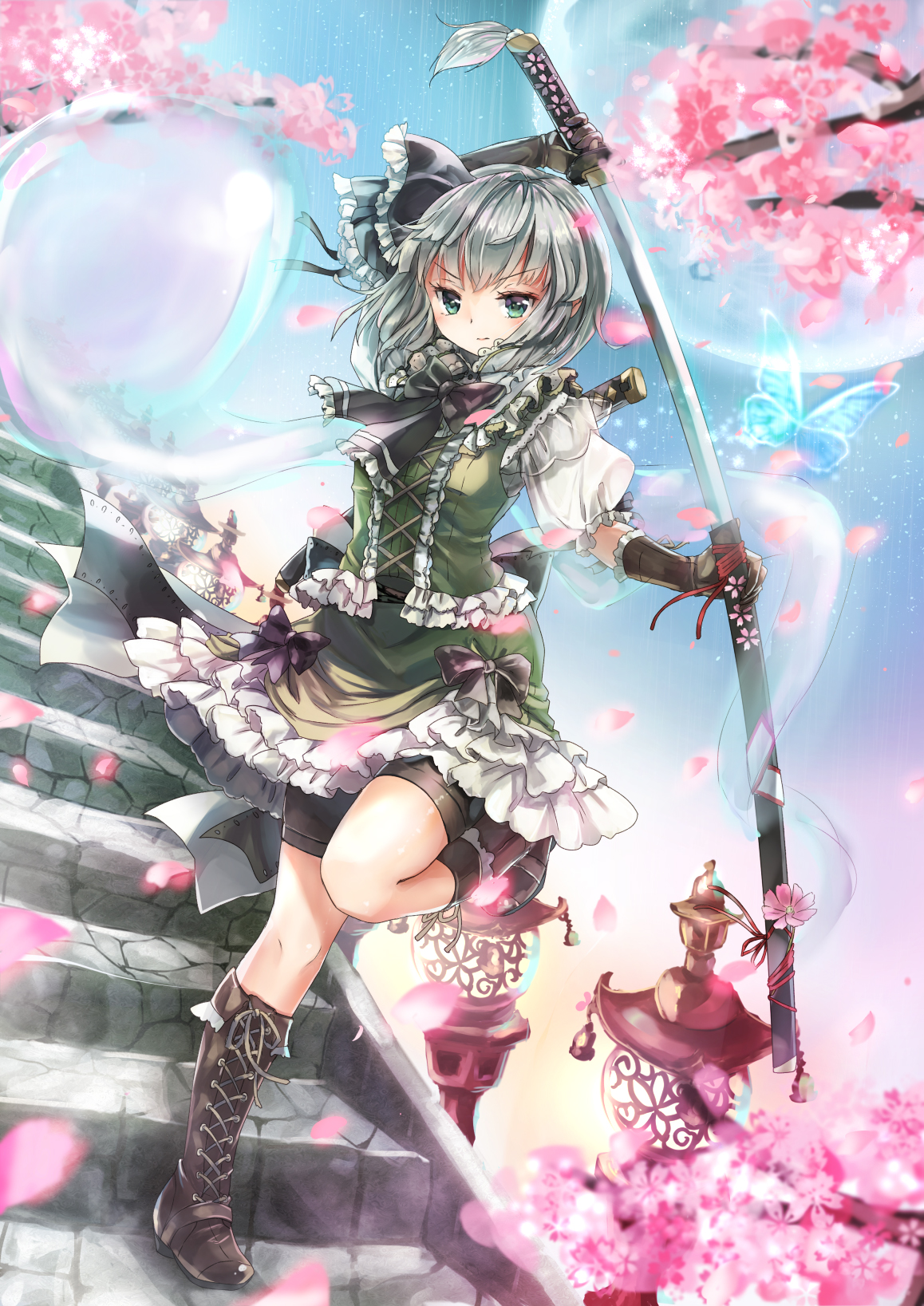 Konpaku Youmu (Youmu Konpaku) Wallpaper by Shironeko Yuuki Anime Image Board