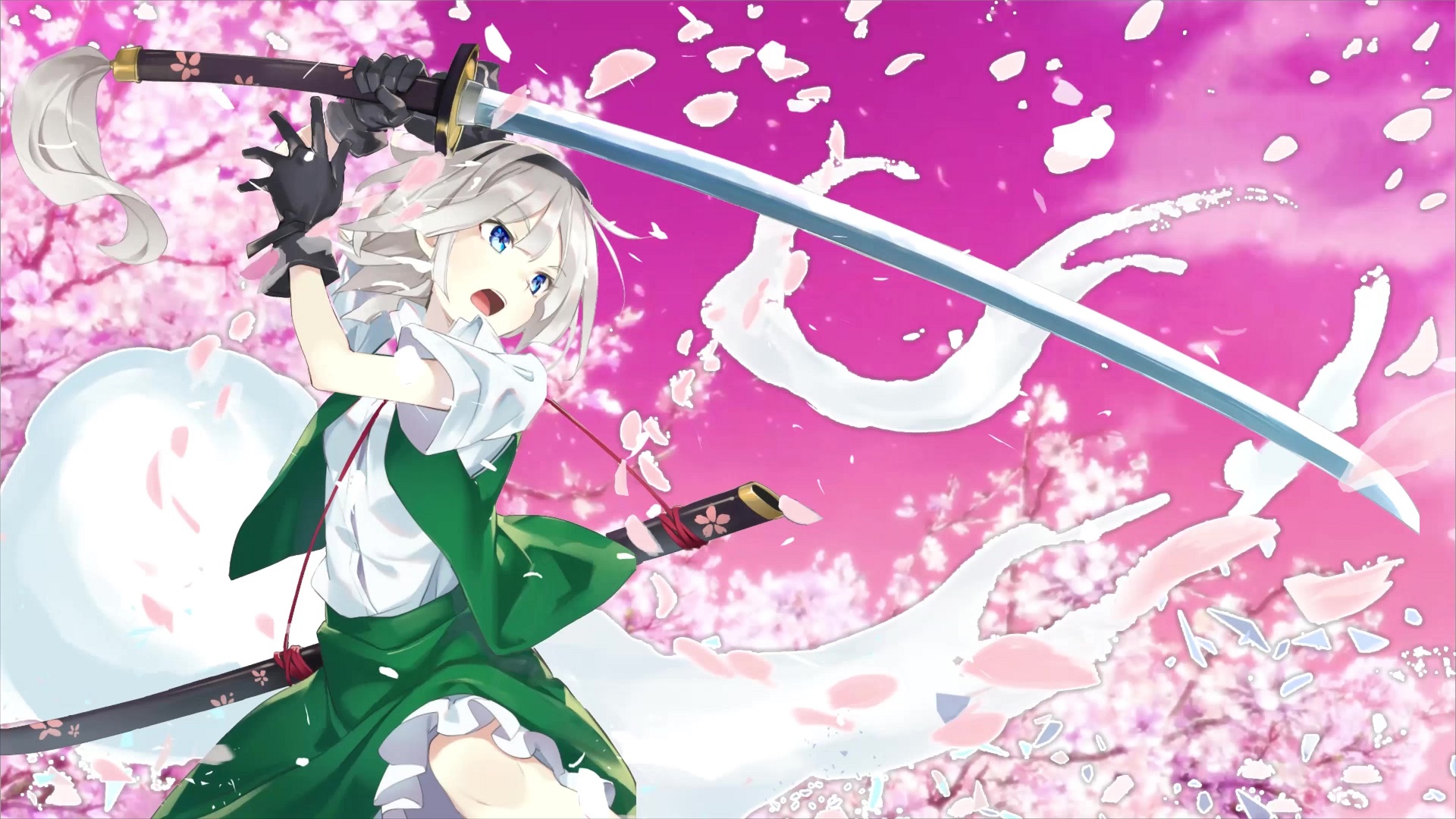 Youmu Konpaku Live Wallpaper, Animated Wallpaper
