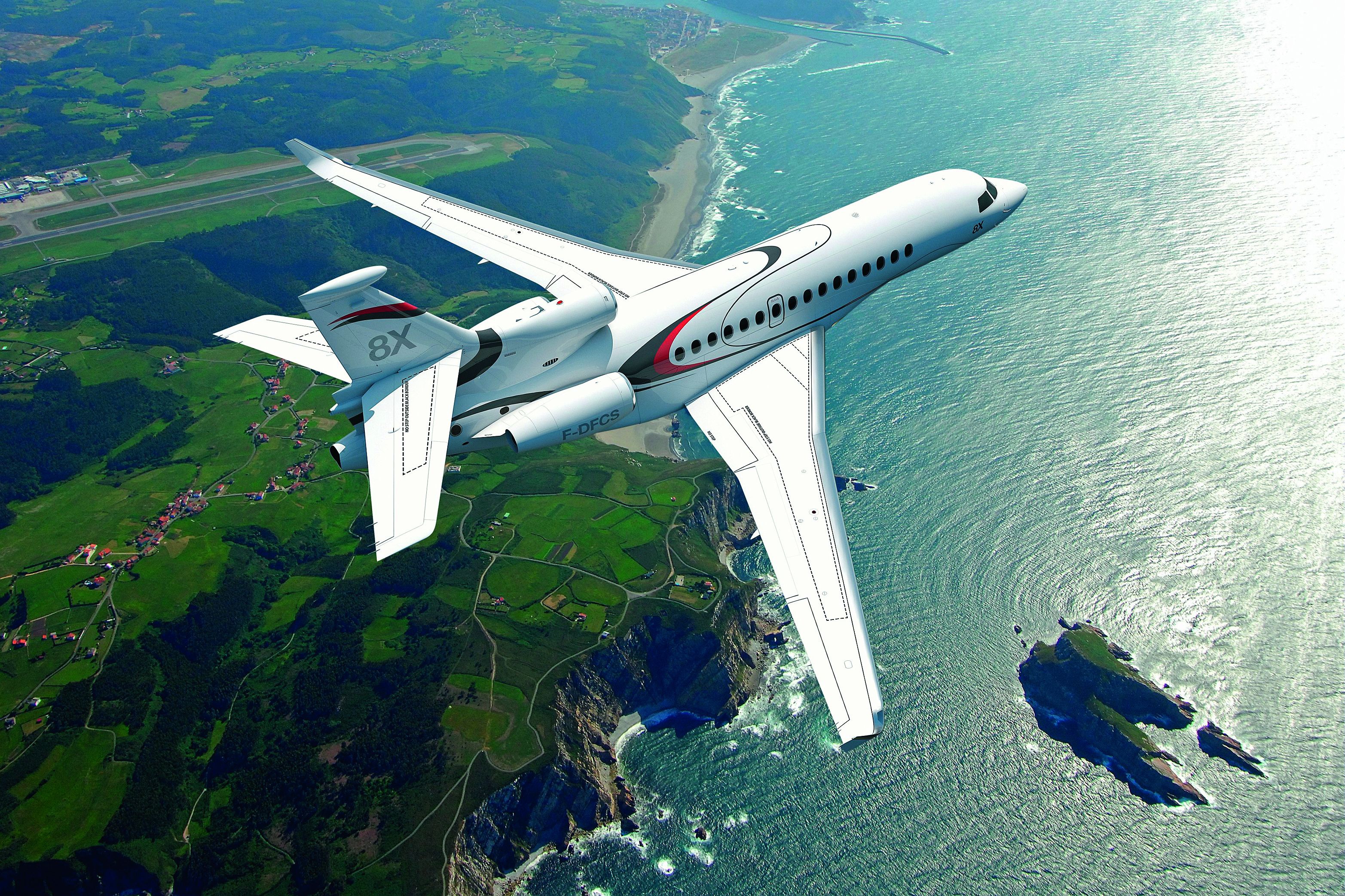 Vehicles Dassault Falcon 8X HD Wallpaper
