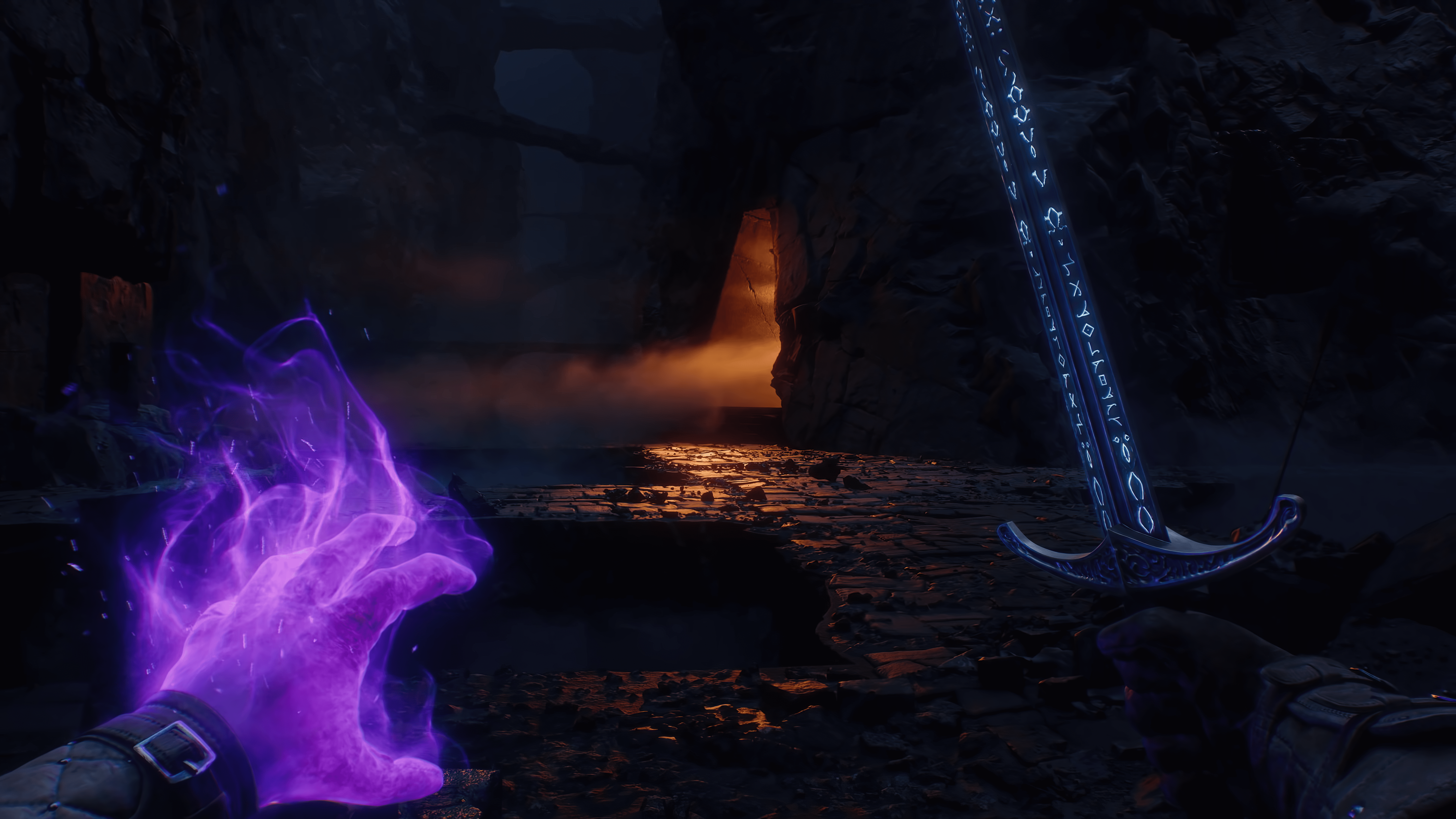 I created 4 8K wallpaper from the latest Avowed trailer