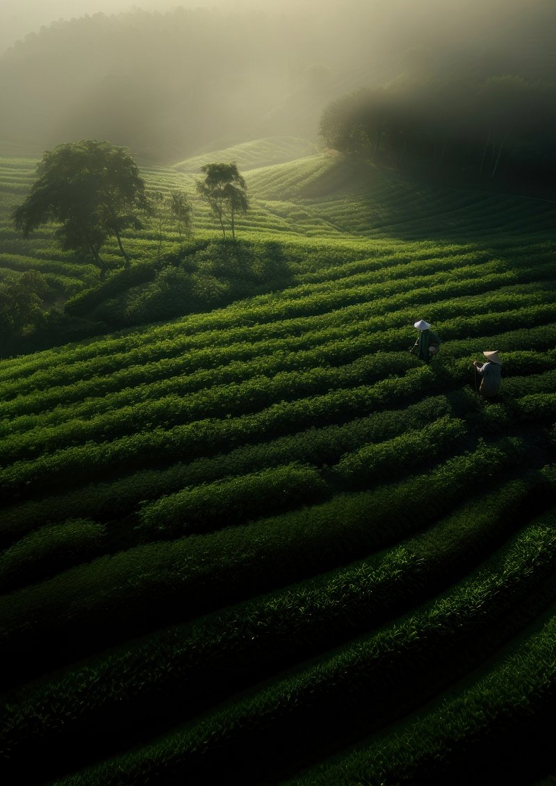 Tea Farm Image Wallpaper